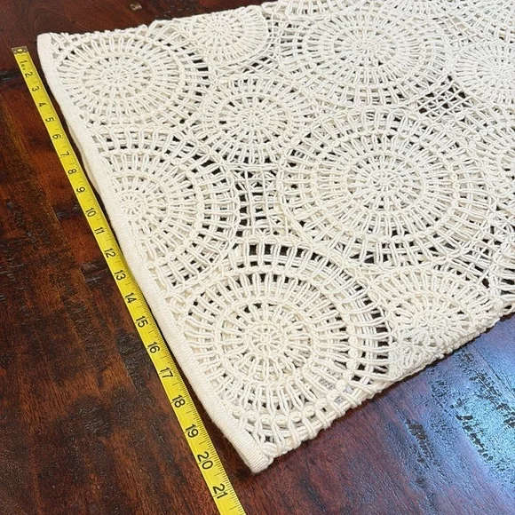 NakedCashmere Alessandra Crochet Cashmere Blend Mini Dress Ecru XS - Picture 13 of 13